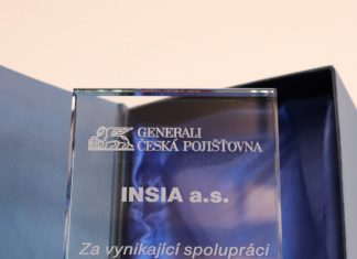 INSIA získala ocenění od Generali Česká pojišťovna